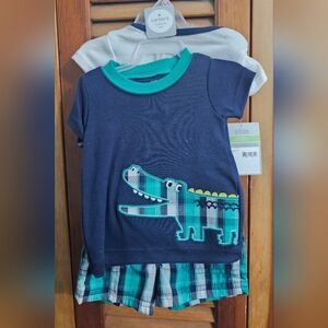 Carter’s 3-Piece “Later Alligator” Baby Set | Size 3M | NWT | Cute Outfit